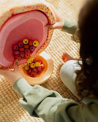 Stapelstein Set of Elements - Warm Pastel Original Super Warm - Designed to Promote Development Balance Toys_