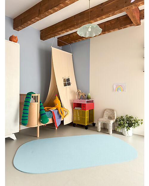 Stapelstein Versatile Mat - Light Green - Recycled Material - For Movement and Family Well-being Playmats