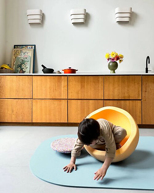 Stapelstein Versatile Mat - Mint - Recycled Material - For Movement and Family Well-being Playmats