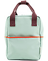 Sticky Lemon Teddy Backpack Small, Eggplant/Sage Green/Sporty Red - Perfect for pre-schoolers! Backpack