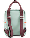 Sticky Lemon Teddy Backpack Small, Eggplant/Sage Green/Sporty Red - Perfect for pre-schoolers! Backpack