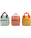 Sticky Lemon Teddy Backpack Small, Eggplant/Sage Green/Sporty Red - Perfect for pre-schoolers! Backpack