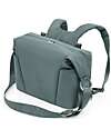 Stokke 2-in-1 Xplory X Changing Bag - Cool Teal - Recycled Material Changing Backpack
