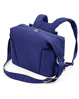 Stokke 2-in-1 Xplory X Changing Bag - Royal Blue - Recycled Material Changing Backpack
