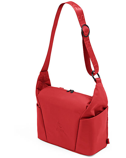 Stokke 2-in-1 Xplory X Changing Bag - Ruby Red - Recycled Material Changing Backpack