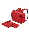 Stokke 2-in-1 Xplory X Changing Bag - Ruby Red - Recycled Material Changing Backpack
