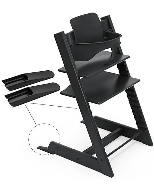Stokke Baby Set for Tripp Trapp Evolutive Chair- Black Accessories for High Chairs