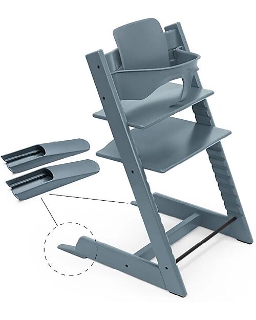 Stokke Baby Set for Tripp Trapp Evolutive Chair - Fjord Blue Accessories for High Chairs