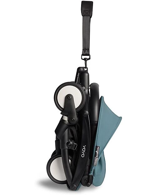 Stokke  BABYZEN YOYO 2 Stroller - Black Frame + Aqua Textile 6+ Lights Strollers