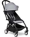 Stokke BABYZEN YOYO 2 Stroller - Black Frame + Stone Textile 6+ Lights Strollers
