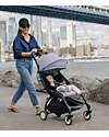 Stokke BABYZEN YOYO 2 Stroller - Black Frame + Stone Textile 6+ Lights Strollers