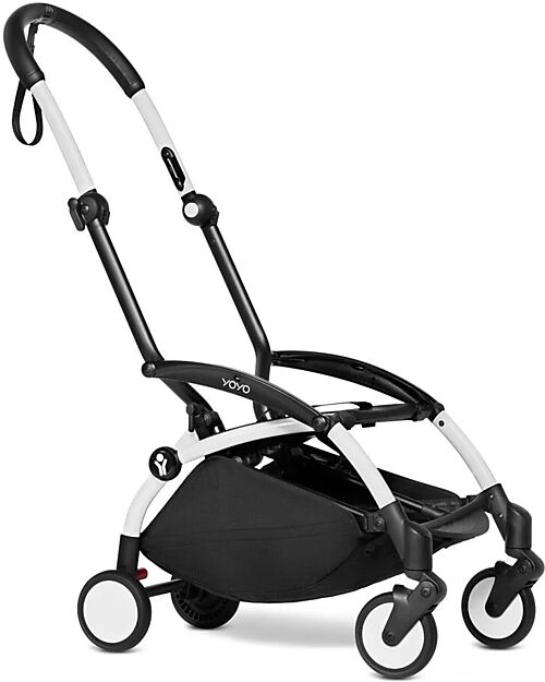 Stokke BABYZEN YOYO 2 Stroller Duo - White Frame + Black Textile o+ and 6+ Trio and Duo Strollers