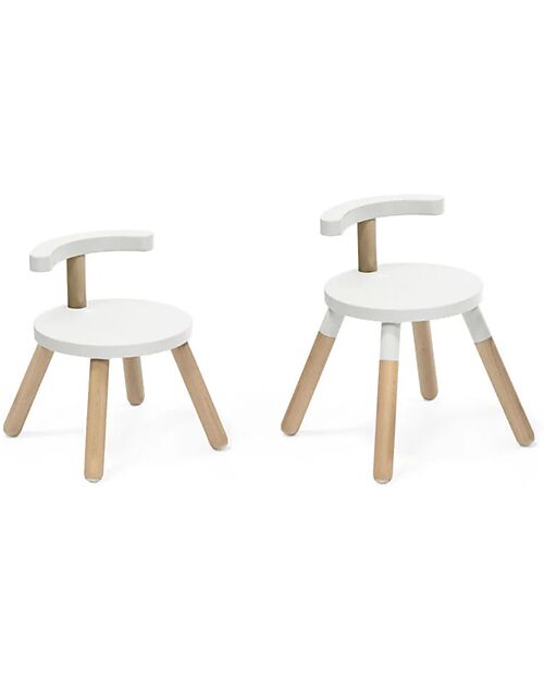 Stokke Chair for Play Table MuTable- White Chairs