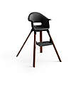 Stokke Clikk High Chair - Black/Brown - From 6 Months to 3 Years - Solid Wood High Chairs