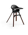 Stokke Clikk High Chair - Black/Brown - From 6 Months to 3 Years - Solid Wood High Chairs