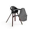 Stokke Clikk High Chair - Black/Brown - From 6 Months to 3 Years - Solid Wood High Chairs