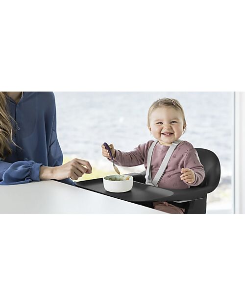 Stokke Clikk High Chair - Black Natural - From 6 Months to 3 Years - Solid Wood High Chairs