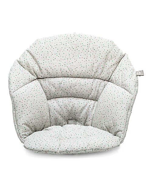Stokke Clikk High Chair Cushion - Grey Sprinkles - OCS Cotton Accessories for High Chairs
