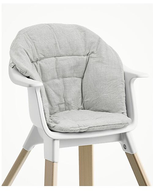 Stokke Clikk High Chair Cushion - Nordic Grey - OCS Cotton Accessories for High Chairs
