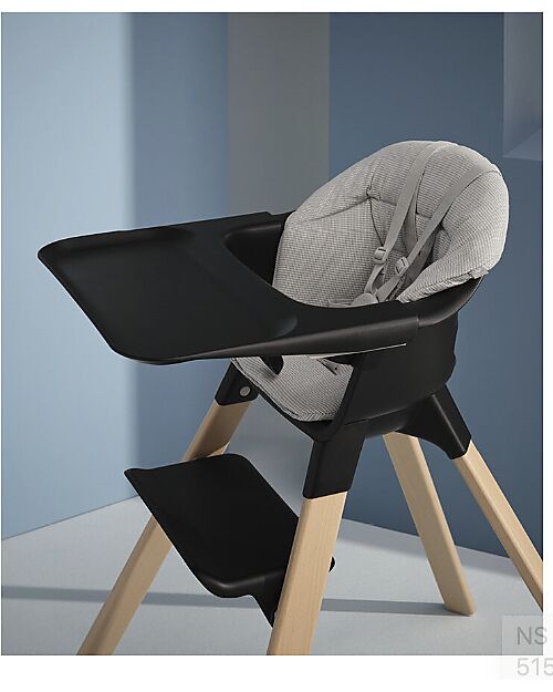 Stokke Clikk High Chair Cushion - Nordic Grey - OCS Cotton Accessories for High Chairs