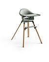 Stokke Clikk High Chair - Glacier Green - From 6 Months to 3 Years - Solid Wood High Chairs