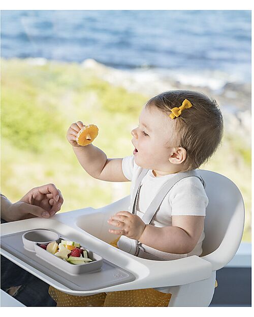 Stokke Clikk High Chair - White - From 6 Months to 3 Years - Solid Wood High Chairs