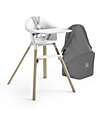 Stokke Clikk High Chair - White - From 6 Months to 3 Years - Solid Wood High Chairs