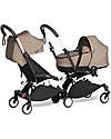 Stokke Connect - White - Turn your YOYO 3 Stroller into a Sibling Stroller! Trio and Duo Strollers