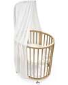 Stokke Curtain for Sleepi - White - Light and Transparent Canopies