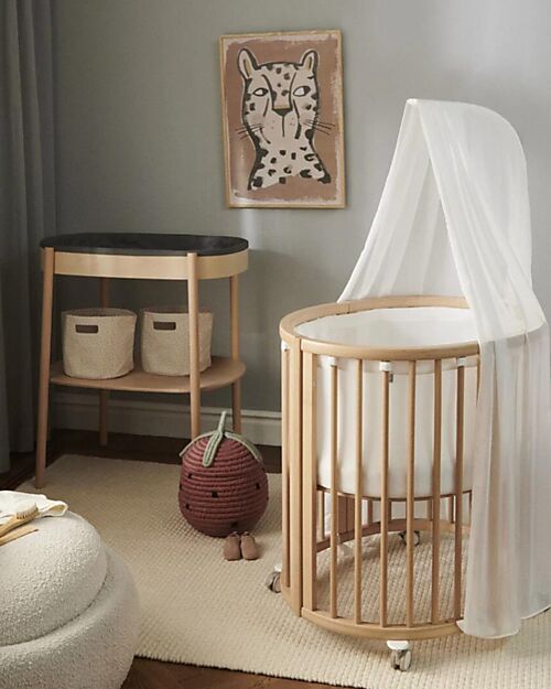 Stokke Curtain for Sleepi - White - Light and Transparent Canopies