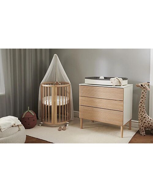Stokke Curtain for Sleepi - White - Light and Transparent Canopies