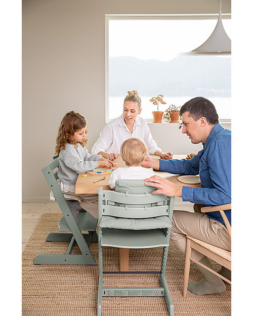 Stokke Cuscino Seggiolone Clikk - Glacier Green - Cotone OCS Accessories for High Chairs