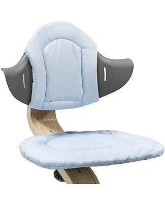Stokke Cushion for Nomi Evolutive High Chair - Grey Blue - Reversible Accessories for High Chairs