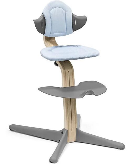 Stokke Cushion for Nomi Evolutive High Chair - Grey Blue - Reversible Accessories for High Chairs