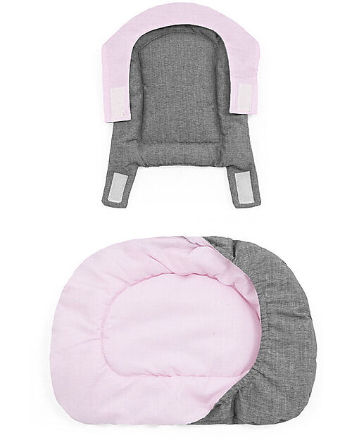 Stokke Cushion for Nomi Evolutive High Chair - Grey Pink - Reversible Accessories for High Chairs