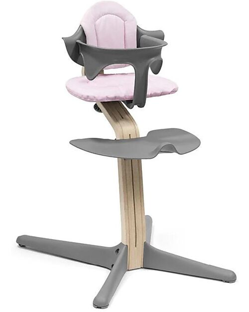 Stokke Cushion for Nomi Evolutive High Chair - Grey Pink - Reversible Accessories for High Chairs