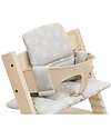 Stokke Cushion for Tripp Trapp High Chair - Silver Stars - Organic Cotton Accessories for High Chairs