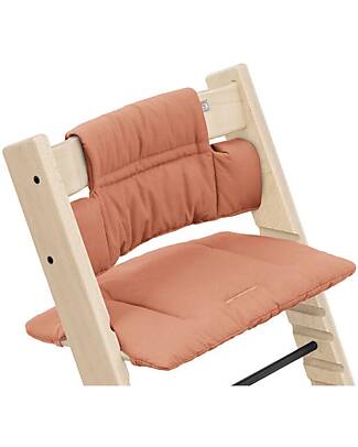 Stokke Cushion for Tripp Trapp High Chair - Terracotta - Organic Cotton Accessories for High Chairs