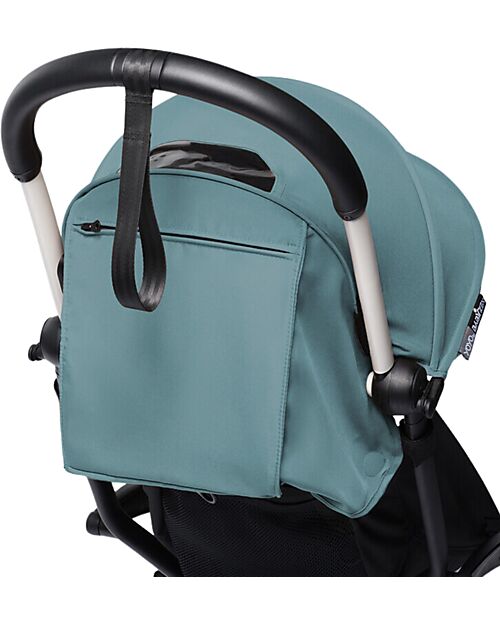 Stokke Eco-Leather Handlebar - White - for BABYZEN YOYO 2 Stroller Accessories