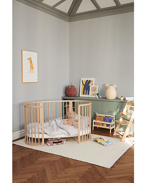Stokke Evolutive Bed Sleepi V3 - Warm Brown - Beech Wood Cribs & Moses Baskets