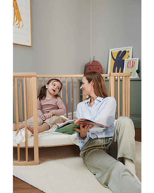 Stokke Evolutive Bed Sleepi V3 - Warm Brown - Beech Wood Cribs & Moses Baskets