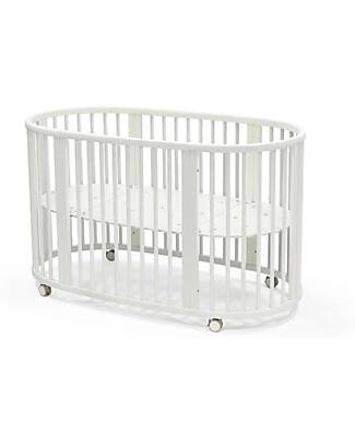 Stokke Evolutive Bed Sleepi V3 - White - Beech Wood Convertible Beds