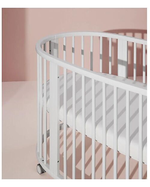 Stokke Evolutive Bed Sleepi V3 - White - Beech Wood Convertible Beds