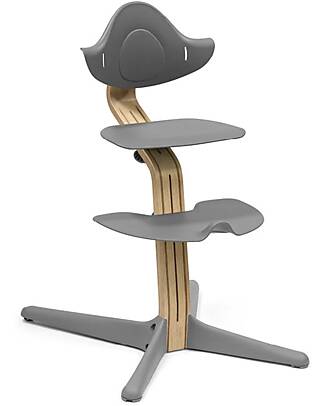 Stokke Evolutive Chair Nomi - Grey - Oak Wood High Chairs