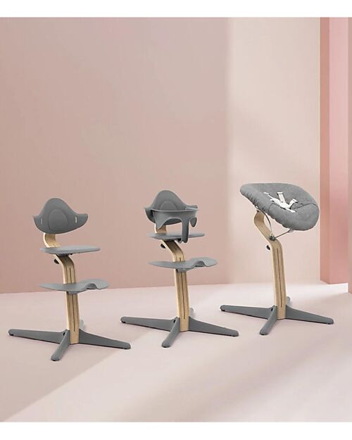 Stokke Evolutive Chair Nomi - Natural - Grey High Chairs