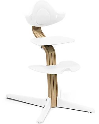 Stokke Evolutive Chair Nomi - White - Oak Wood High Chairs