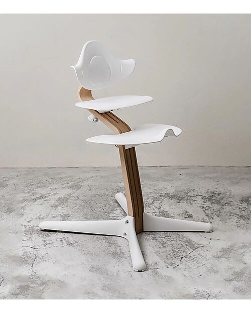 Stokke Evolutive Chair Nomi - White - Walnut Wood High Chairs