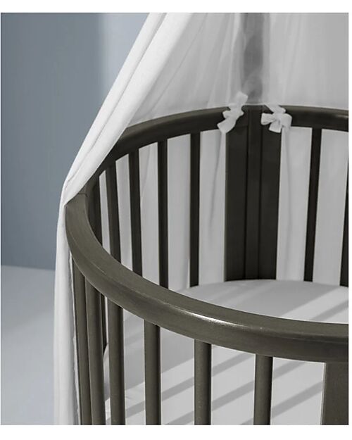 Stokke Evolutive Crib Sleepi Mini V3 - Hazy Grey - Beech Wood Cribs & Moses Baskets