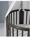 Stokke Evolutive Crib Sleepi Mini V3 - Hazy Grey - Beech Wood Cribs & Moses Baskets
