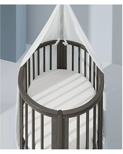 Stokke Evolutive Crib Sleepi Mini V3 - Hazy Grey - Beech Wood Cribs & Moses Baskets